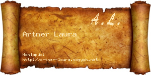 Artner Laura névjegykártya